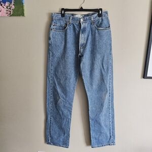 Levi's 505 Regular Fit Jeans 36x34 100% Cotton Light Wash